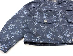 Wheat Dicte windbreaker greyblue flower